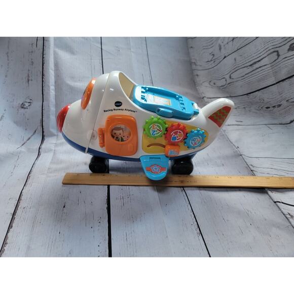 VTech Smart Wheels Racing Runway Airplane Toy Only No little vehicle - Picture 10 of 11